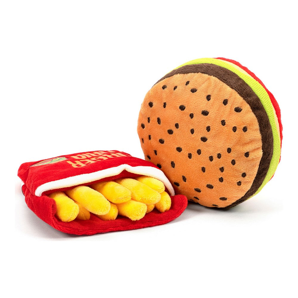 Plush Fries Dog Toy – Soft & Squeaky