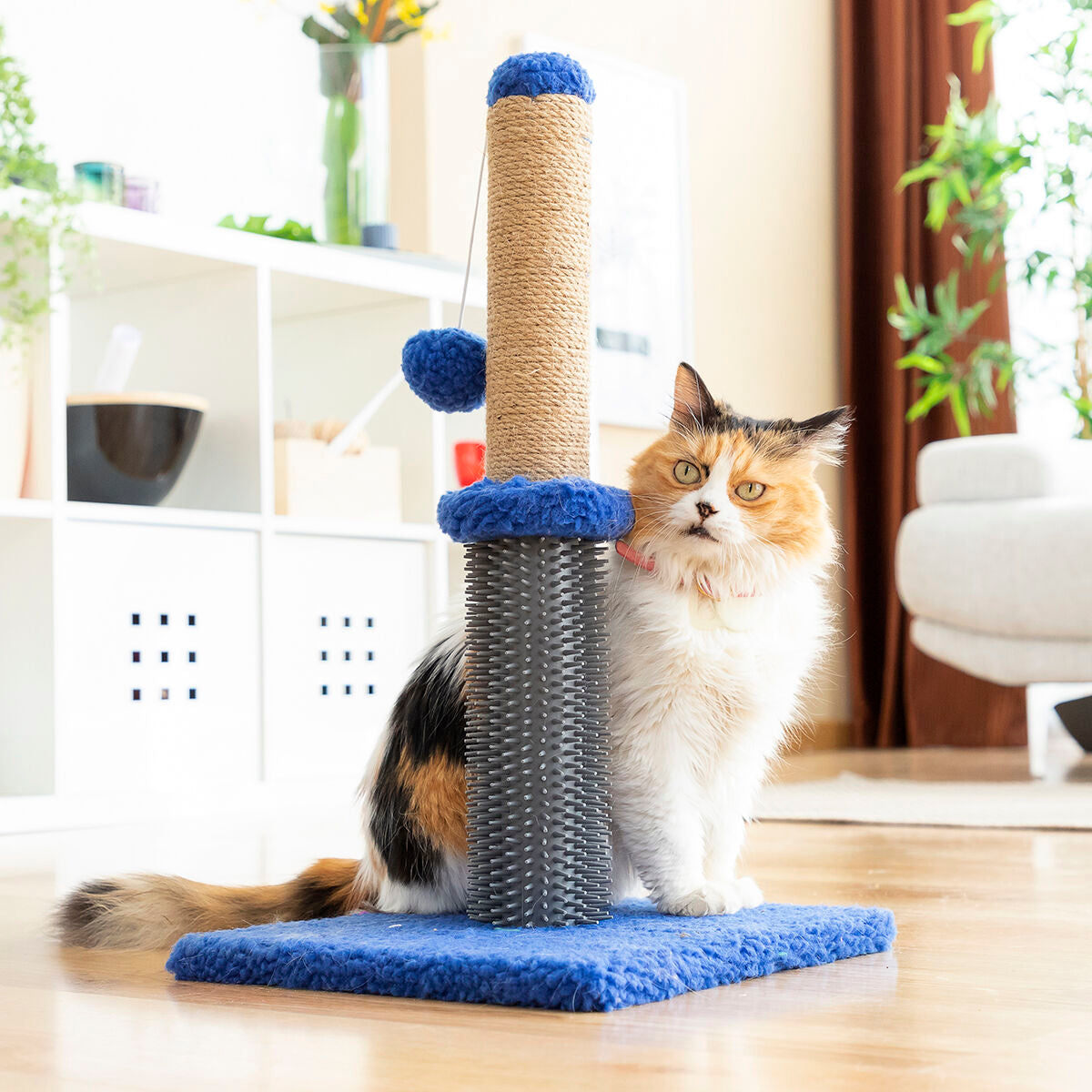 Cat Scratching & Massage Post with Play Ball